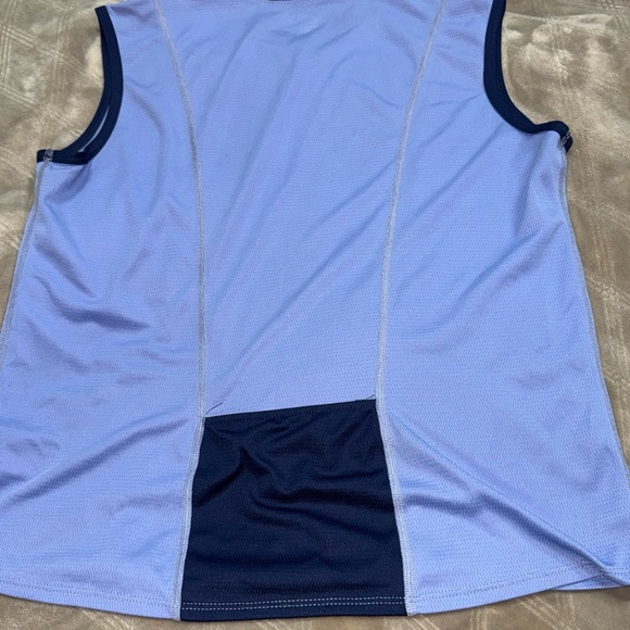 Blue Sleeveless Tank Top - Picture 3 of 5